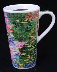 Chaleur Monet WATER LILLIES Travel Coffee Mug